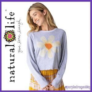 NATURAL LIFE LONG SLEEVE WAFFLE TEE SHIRT NWT